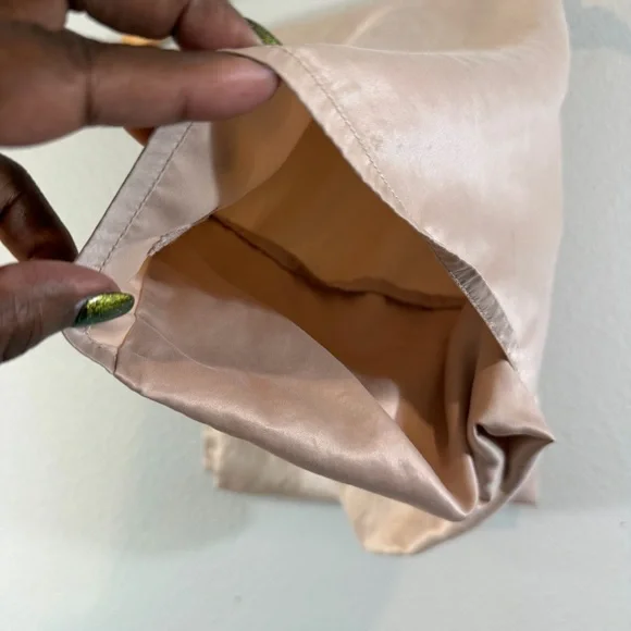 Slip Silk Pillowcase Tan Caramel Standard Envelope End - Picture 3 of 9